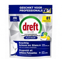 Dreft Lemon  Kapsułki do zmywarki  81szt
